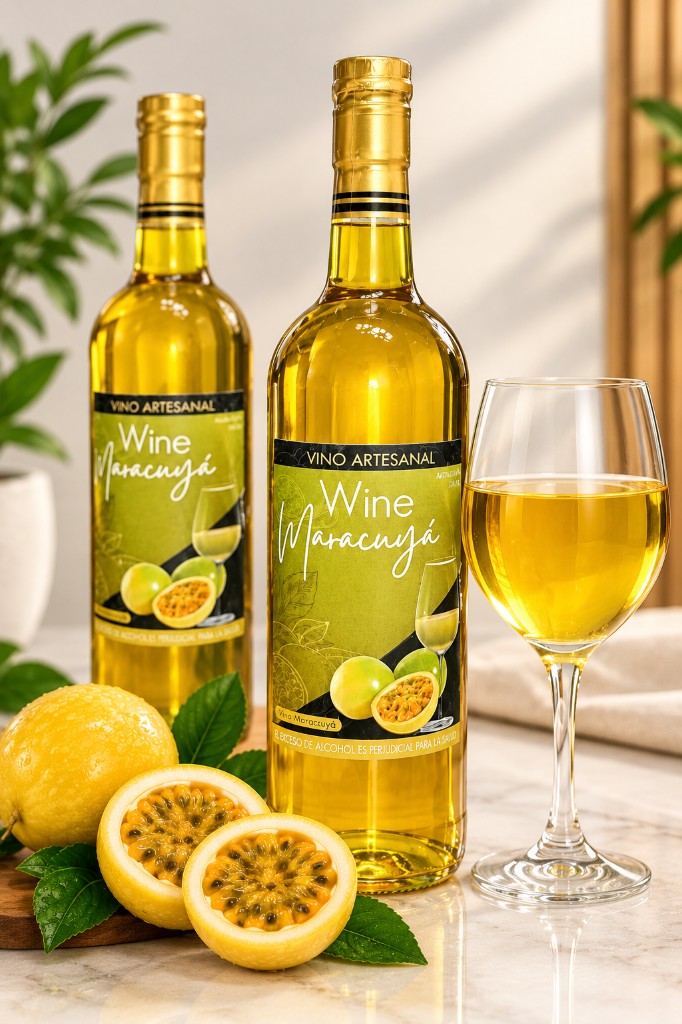 Vino de maracuyá