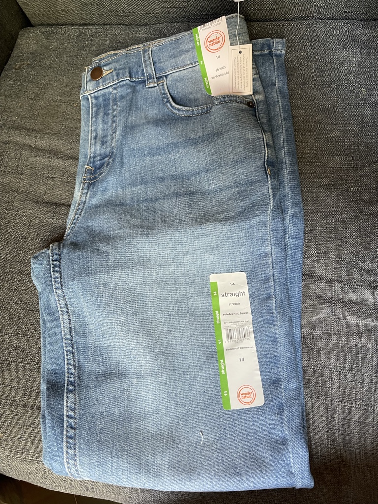 Jeans Wonder Nation Straight Stretch talla 14