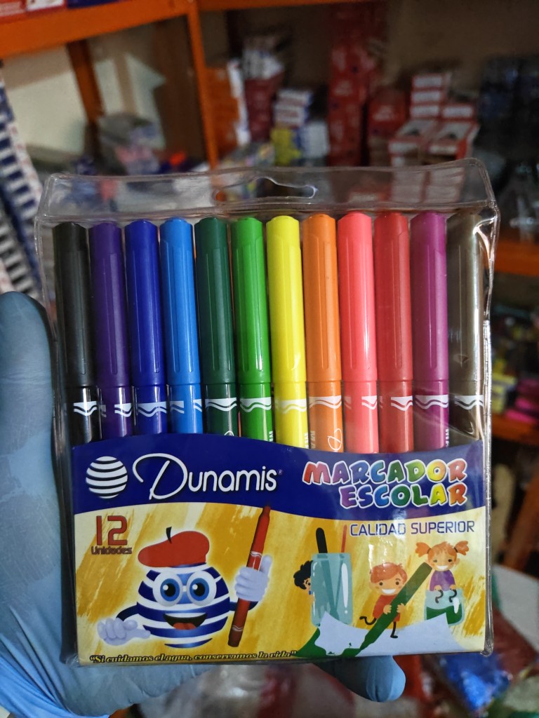 Dunamis marcadores escolares multicolor 12u