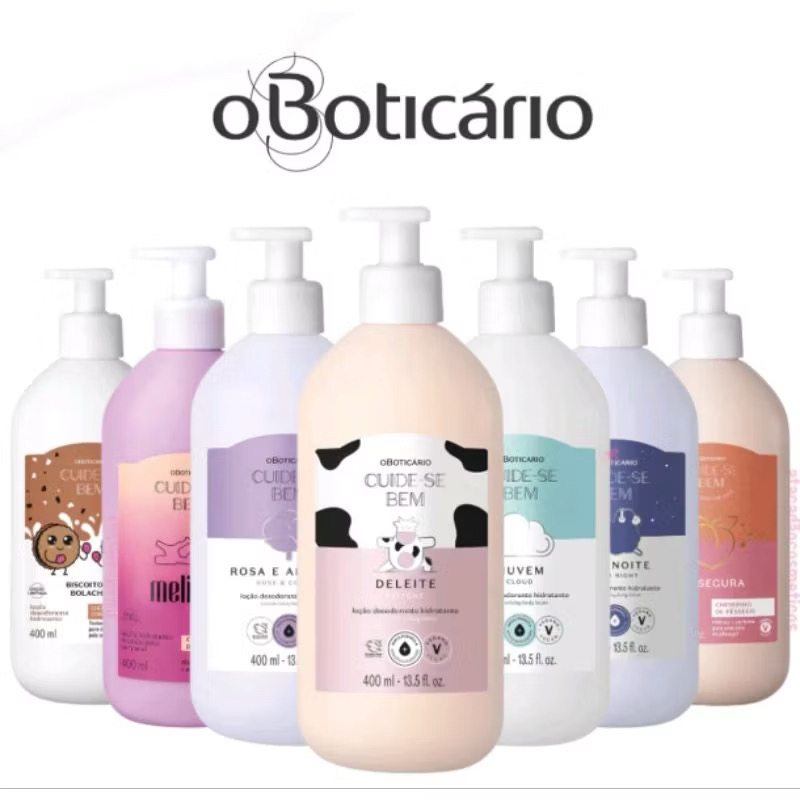 Loção Hidratante Desodorante Corporal Cuide-se Bem Doces Delírios Algodão Doce 400ml