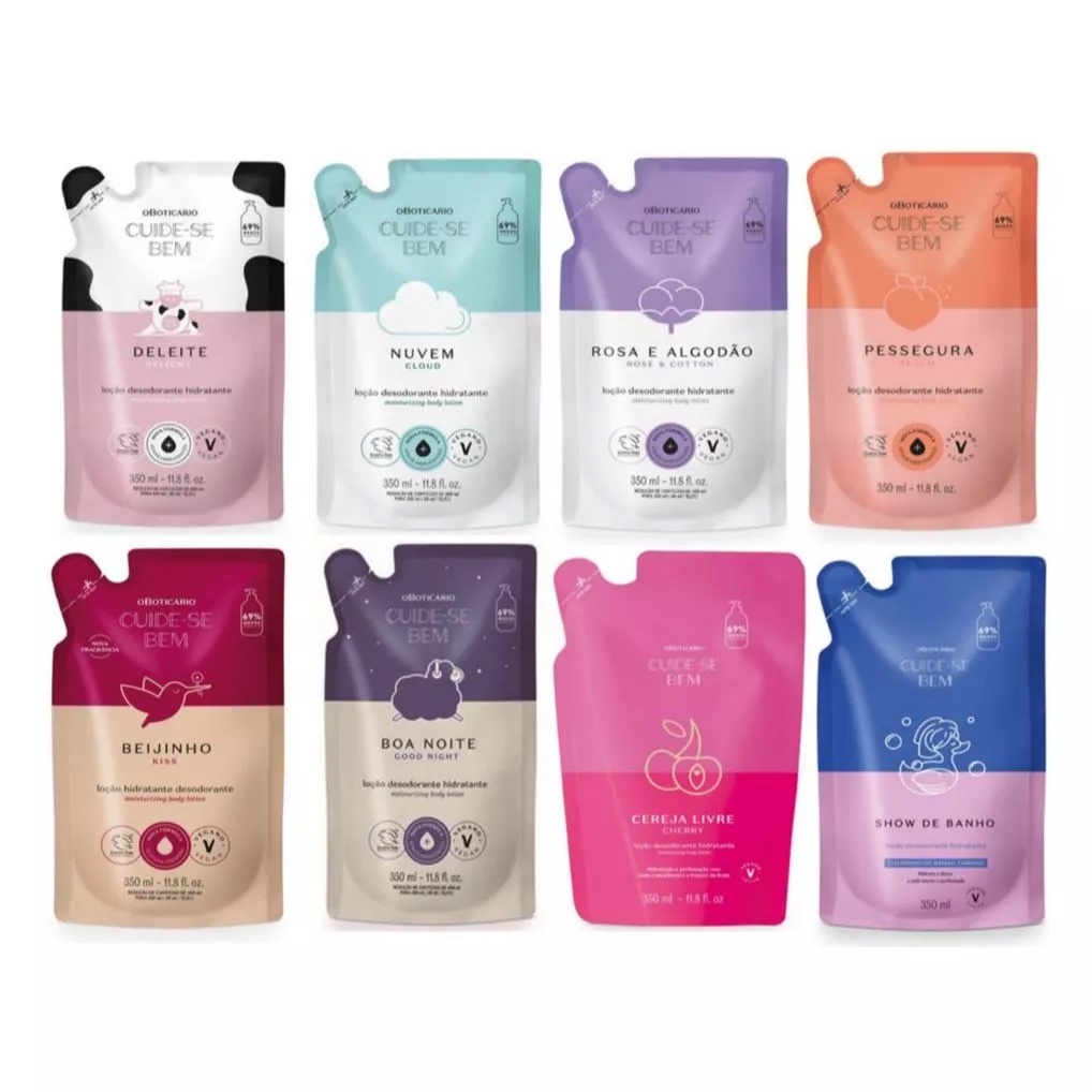 Refil Loção Hidratante Corporal Cuide-se Bem 350ml