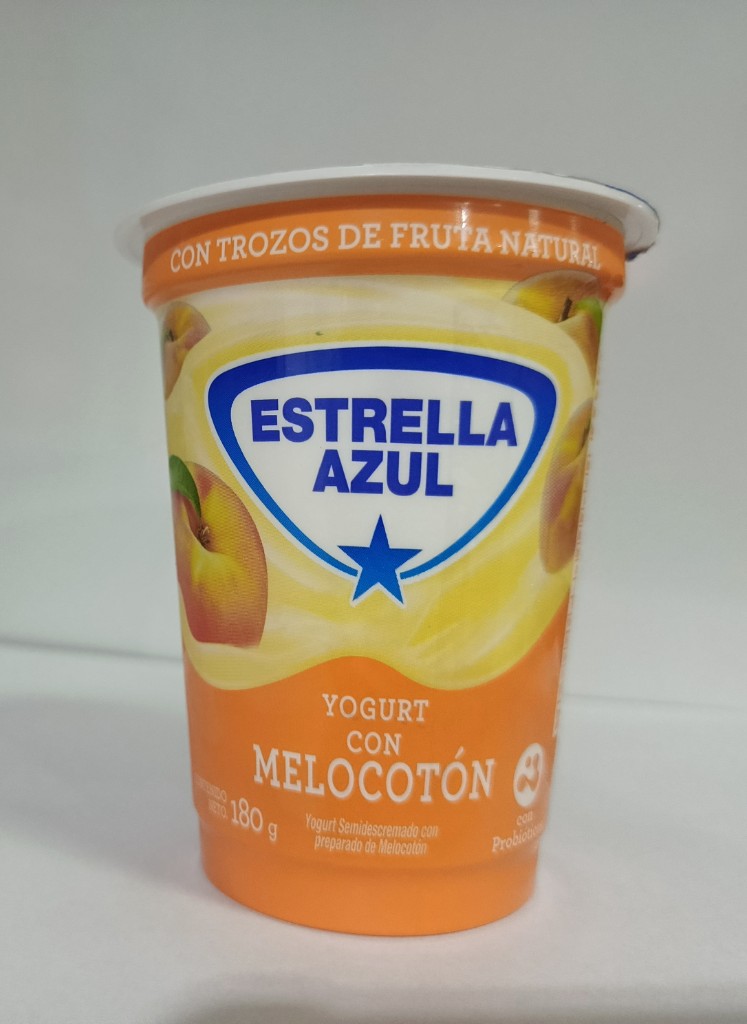 YOGURT MELOCOTÓN 180 GR ESTRELLA AZUL