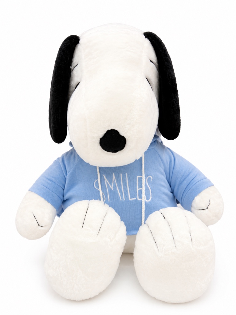 Snoopy azul y rosado 1 metro