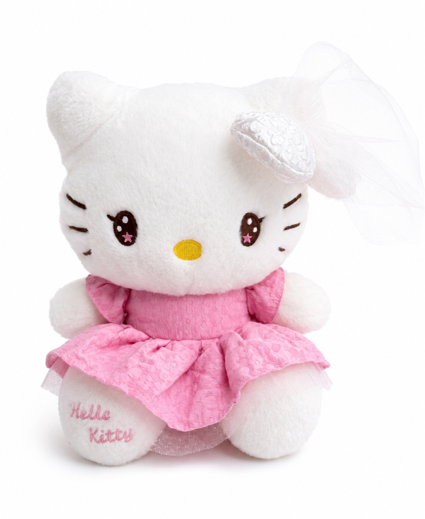 BG-093A  30cm moño blanco