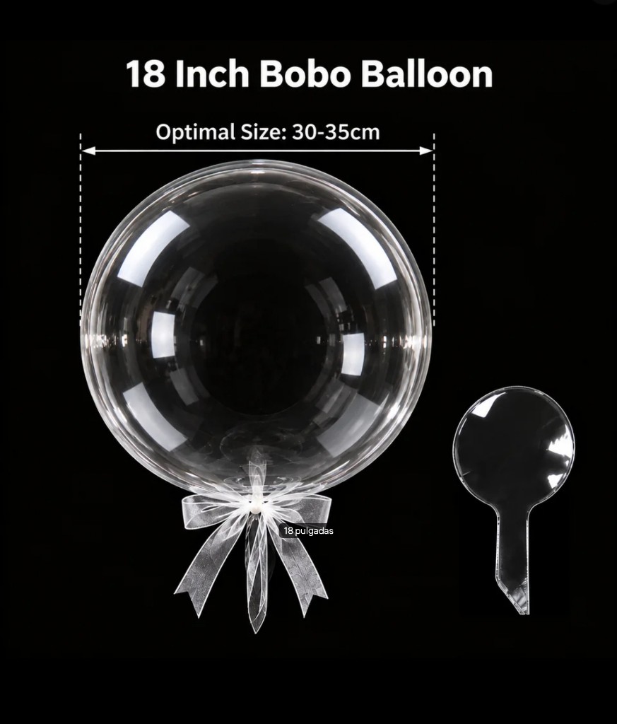globo burbuja 18 paquetes x50