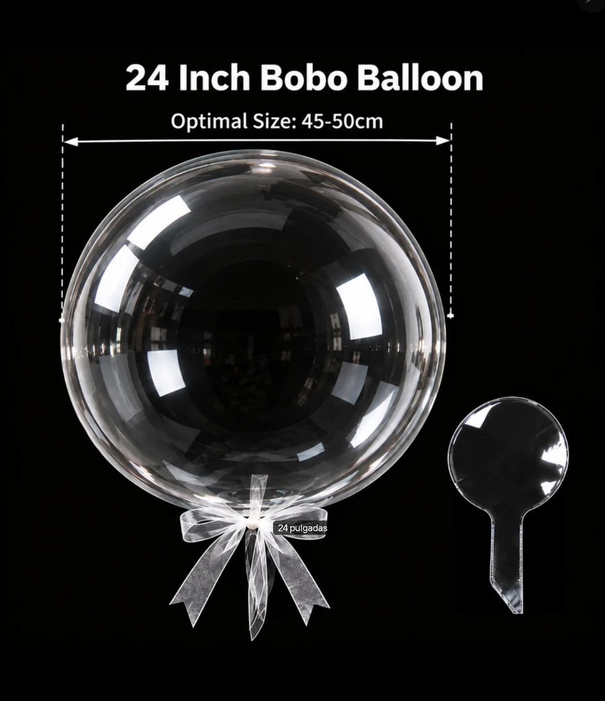 globo burbuja 24 paquetes x 50