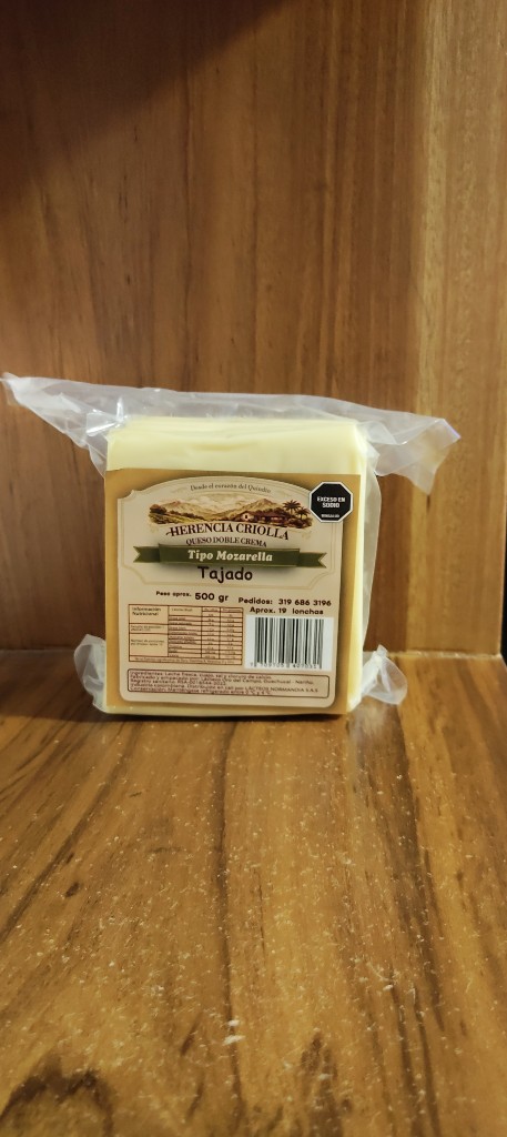Queso tajado 500gr