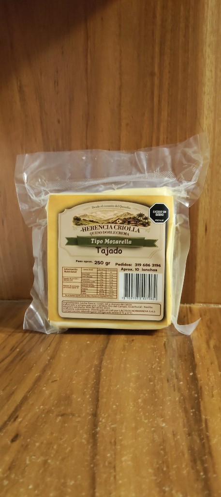 Queso tajado 250gr