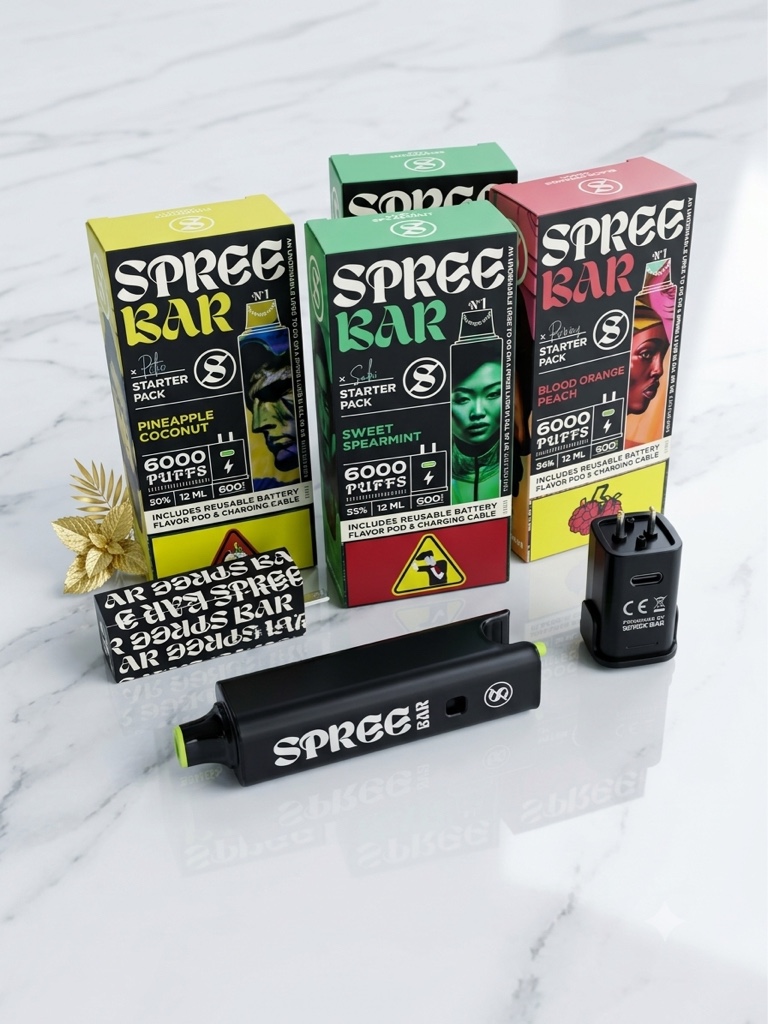 81033 - VAPER - SPREE BAR - 6000PUFFS