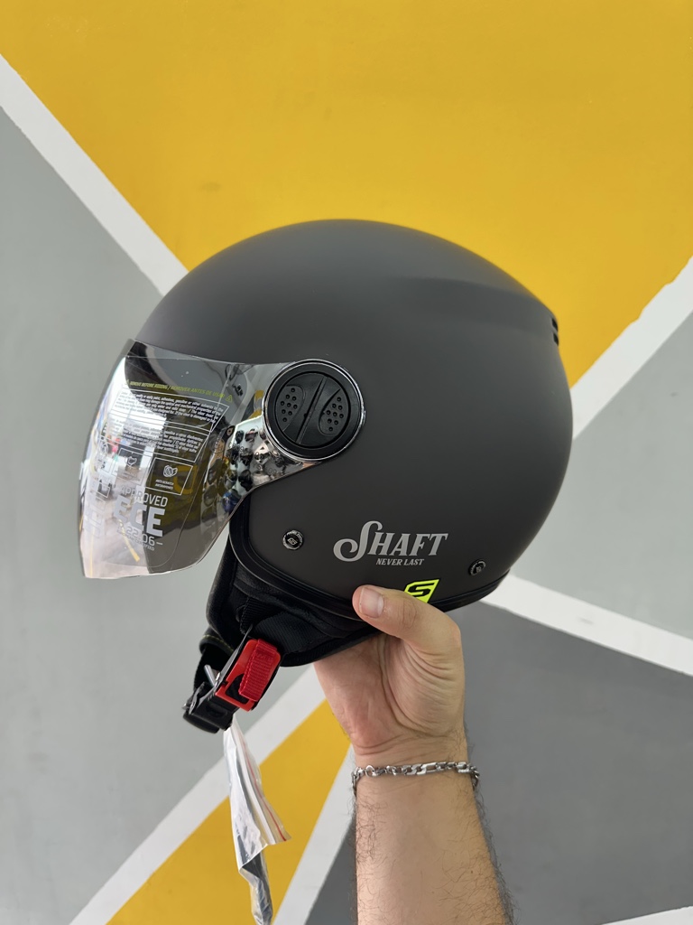 CASCO SHAFT ROMA TALLA M GRIS OSCURO