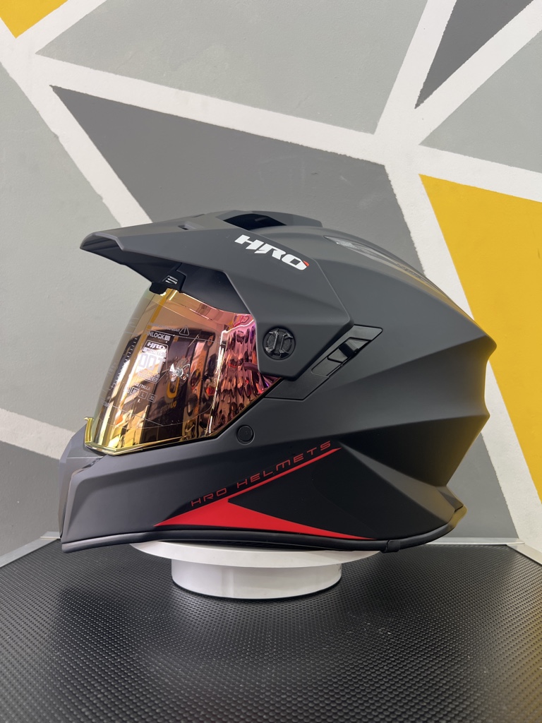 CASCO HRO MX330  TALLA S NEGRO