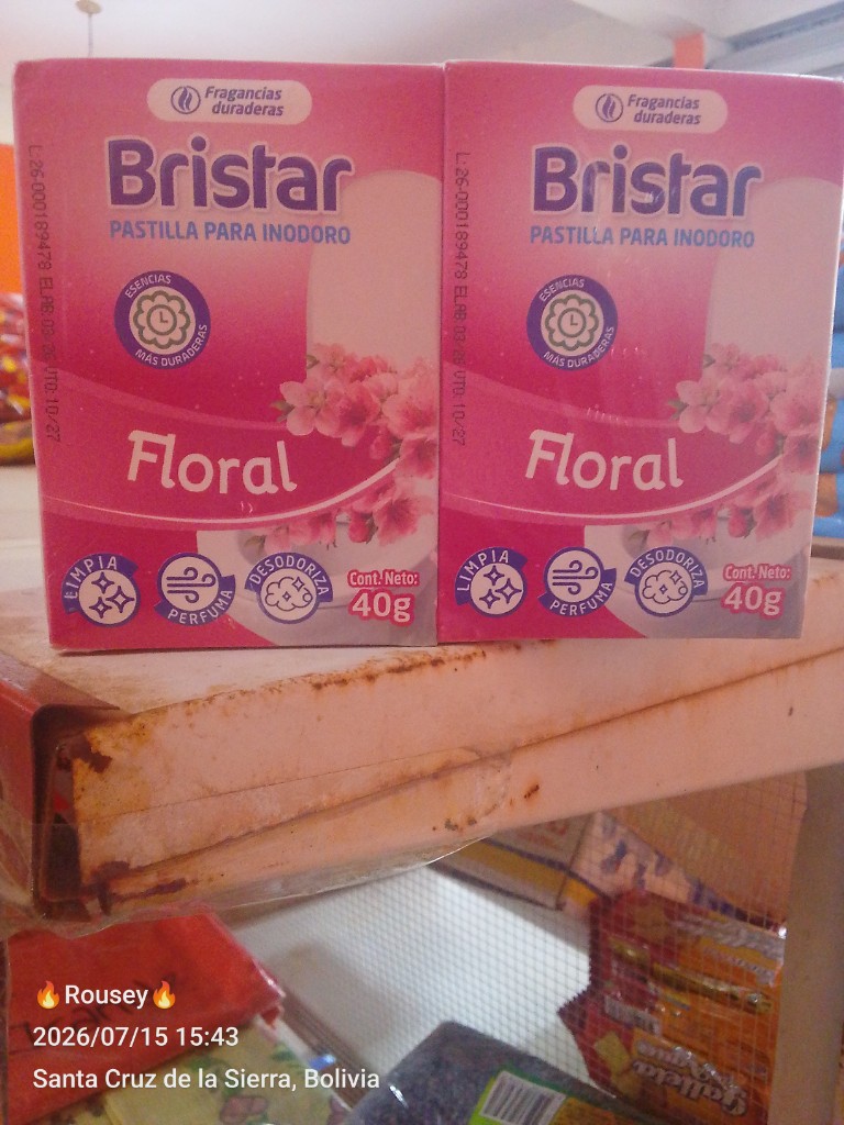 Bristar pastilla de baño rosado