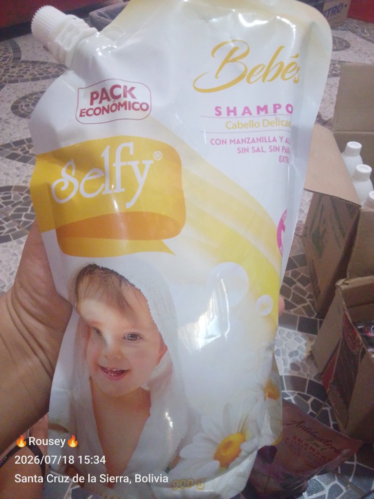 Bebe Selfy Shampoo manzanilla