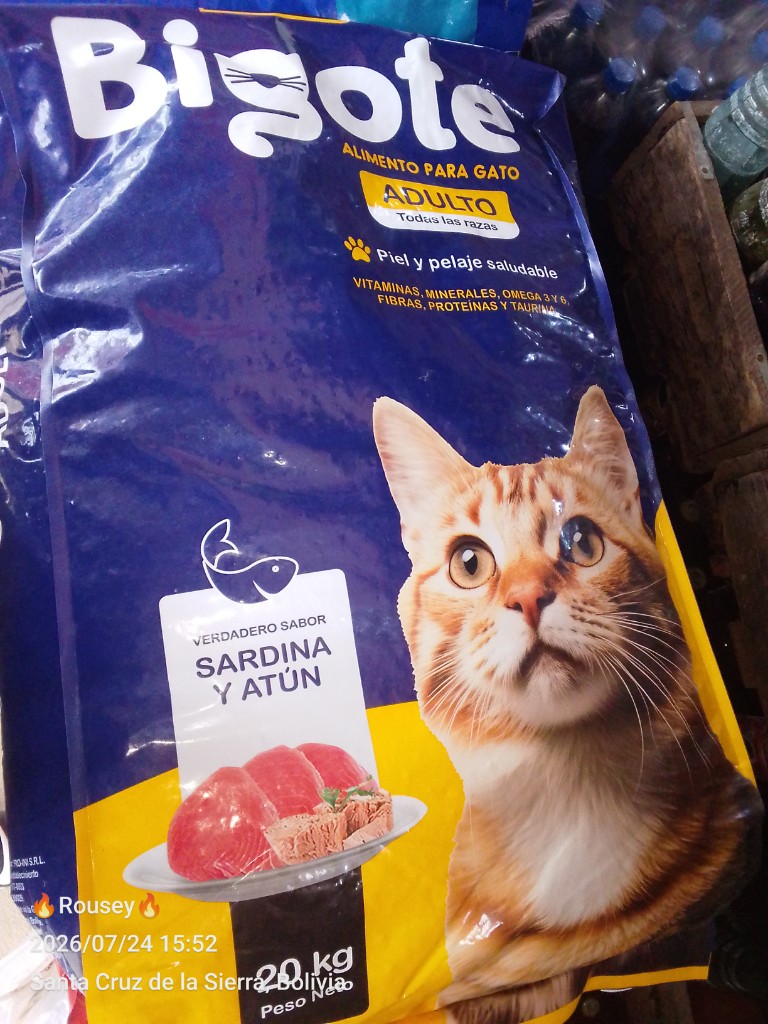 Bigote adulto alimento para gato  20 kilos