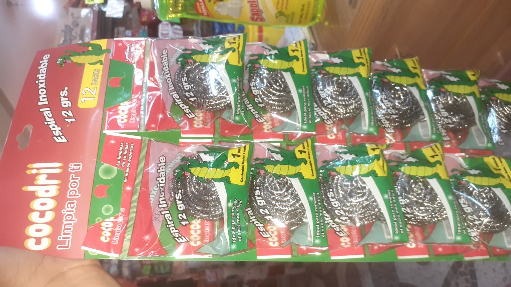 Cocodril esponja inox 12g
