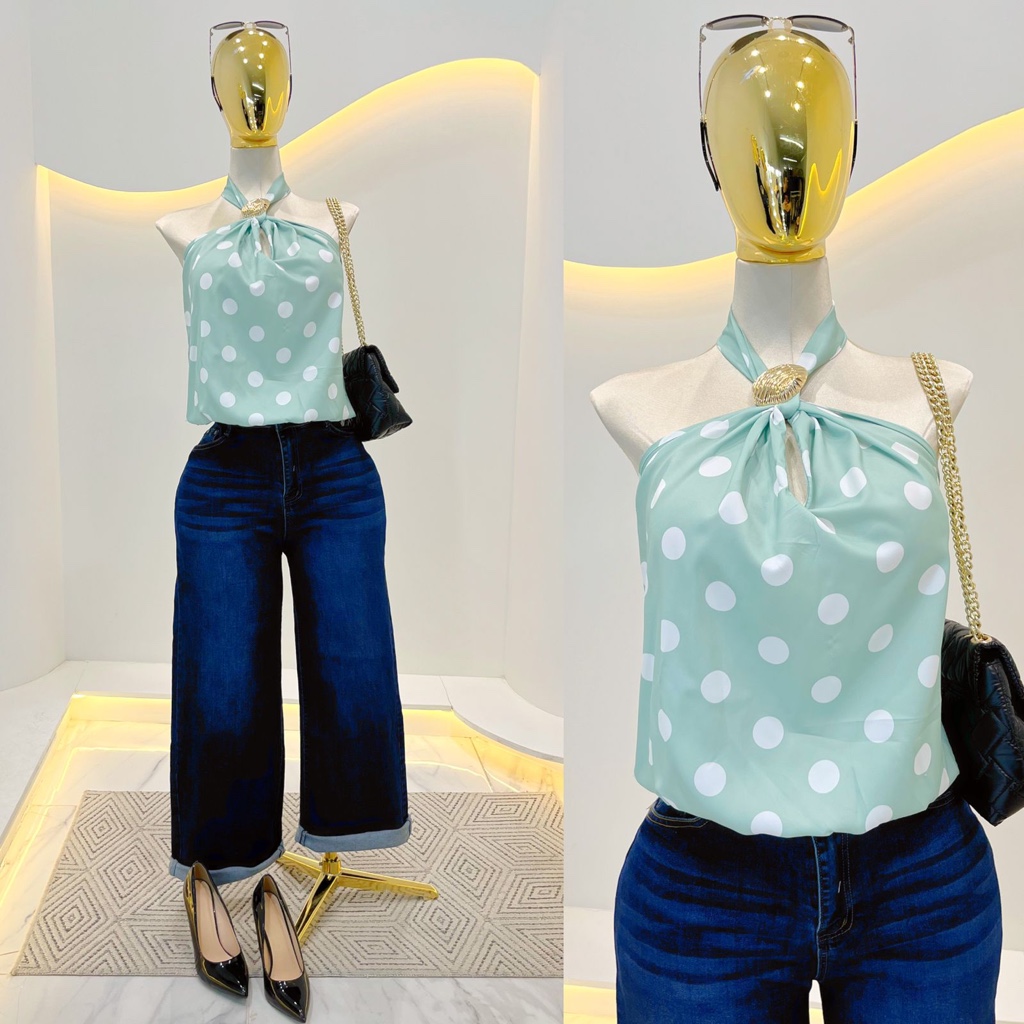 Blusa de puntos