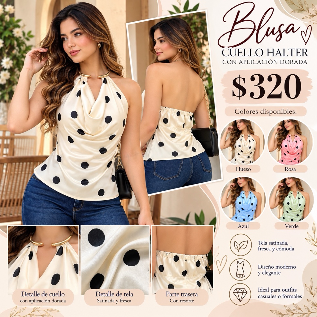 Blusa de lunares