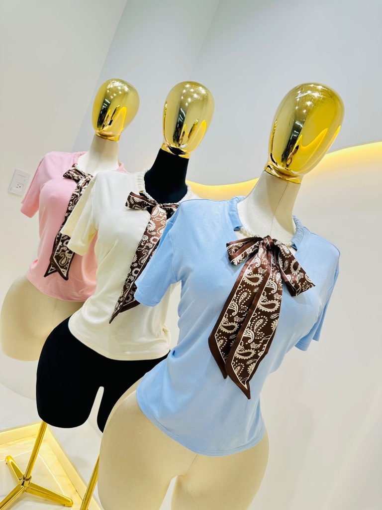 Blusa con moño