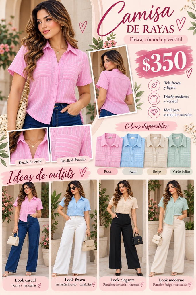 Camisa de rayas
