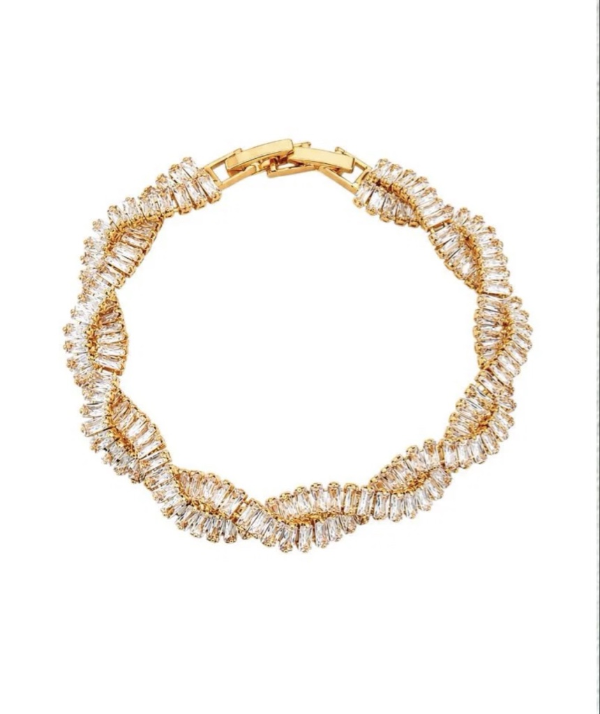 Pulseira toda em navetes transado