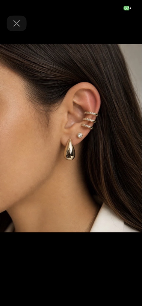 Piercing fake cravejado