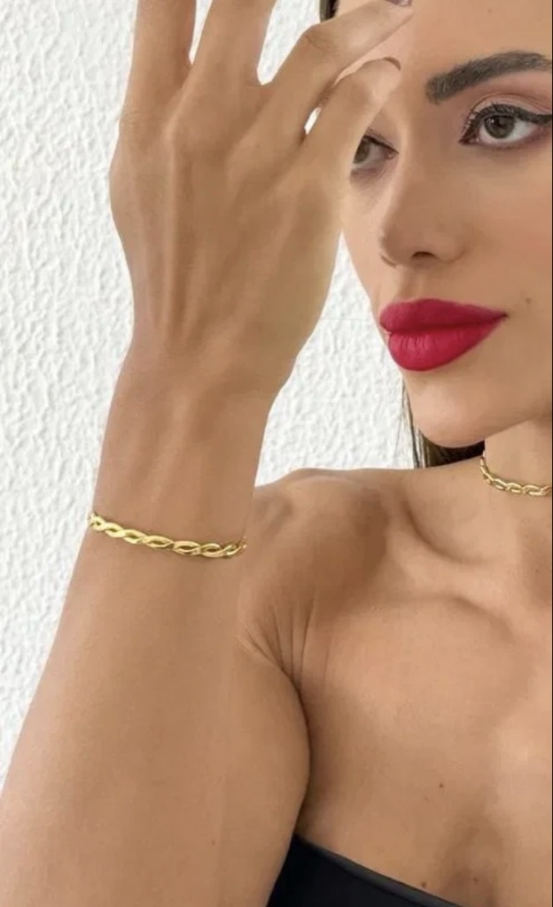 Bracelete aro transado