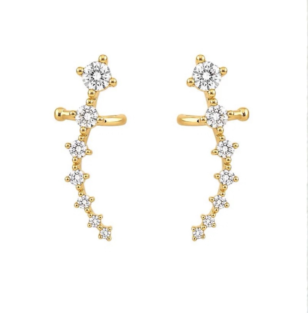 Brincos ear cuff delicados