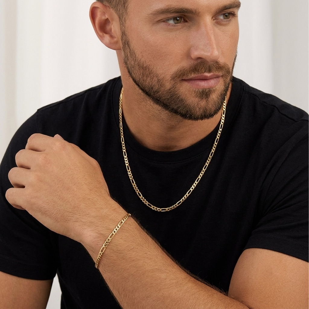 Corrente dourada masculina