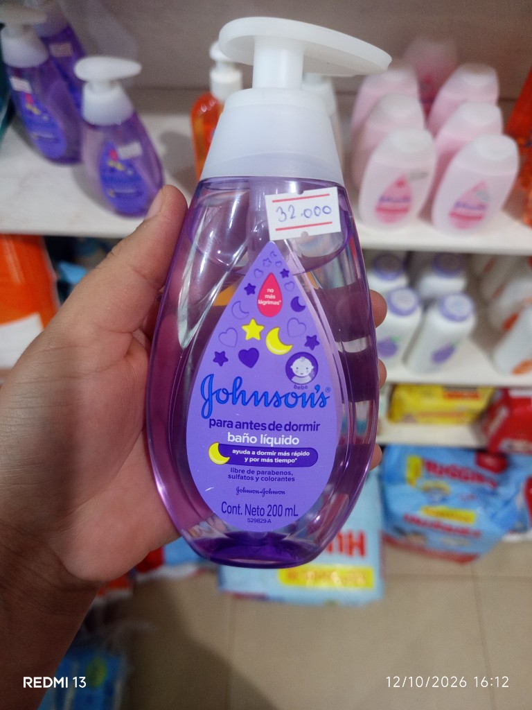 Johnson's lila bano liquido200ml