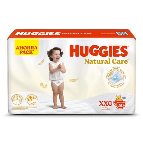 Huggies Natural Care pañales XXG
