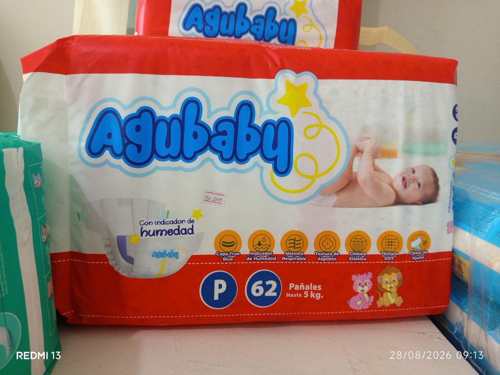 Agubaby Pañales P 62