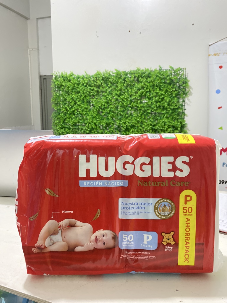 Huggies Natural Care pañales P 50 unidades