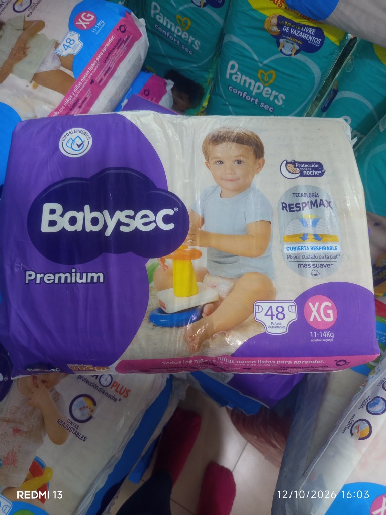 Babysec Premium XG 48 unidades