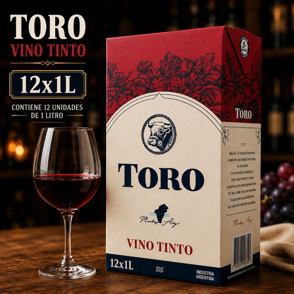 Y) Vino Toro 12*1L