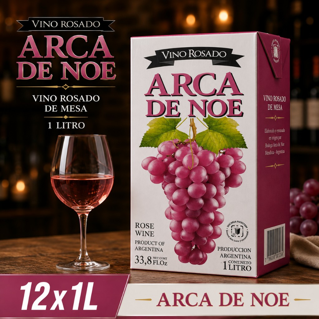 Y1) Vino Arca Noe Rosado