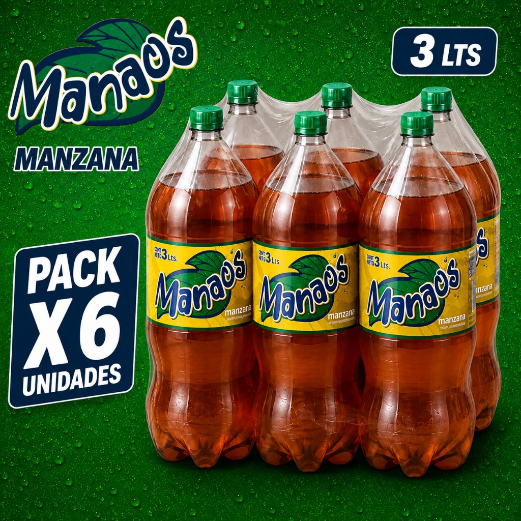 C) Manzana 3 litros