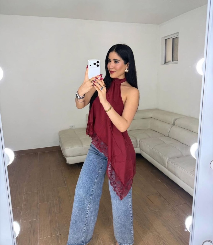 Blusa asimétrica