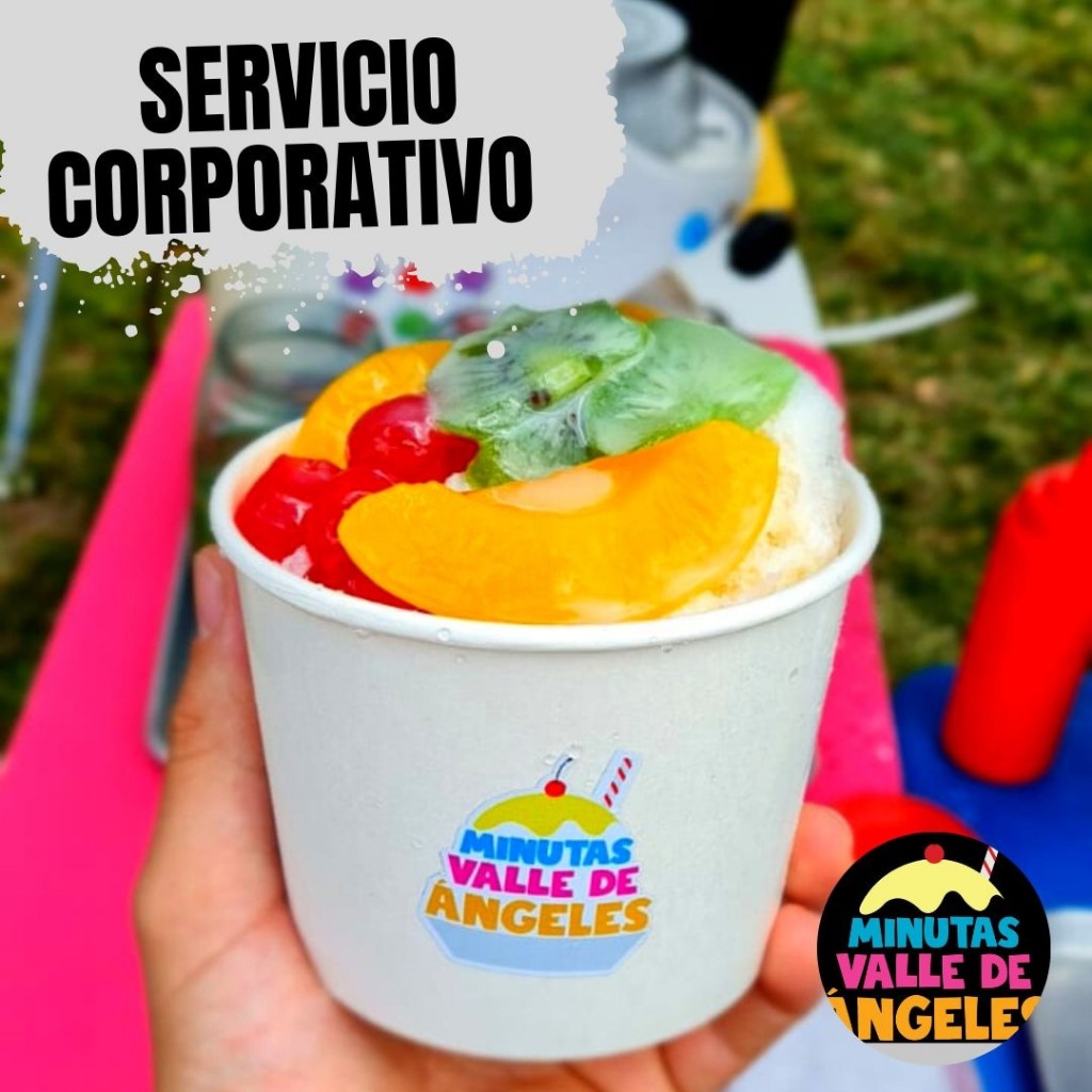 Minuta de 4 frutas leche condesada