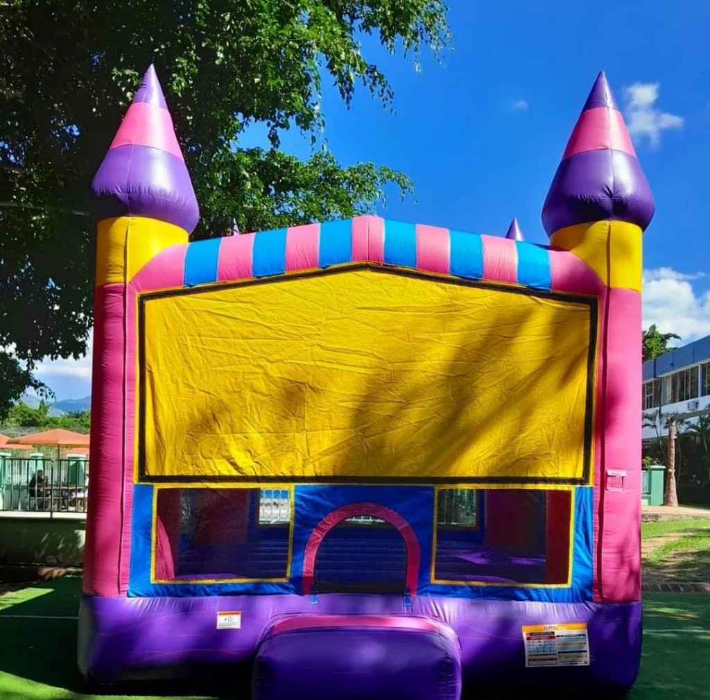 Inflable de algodon de azucar