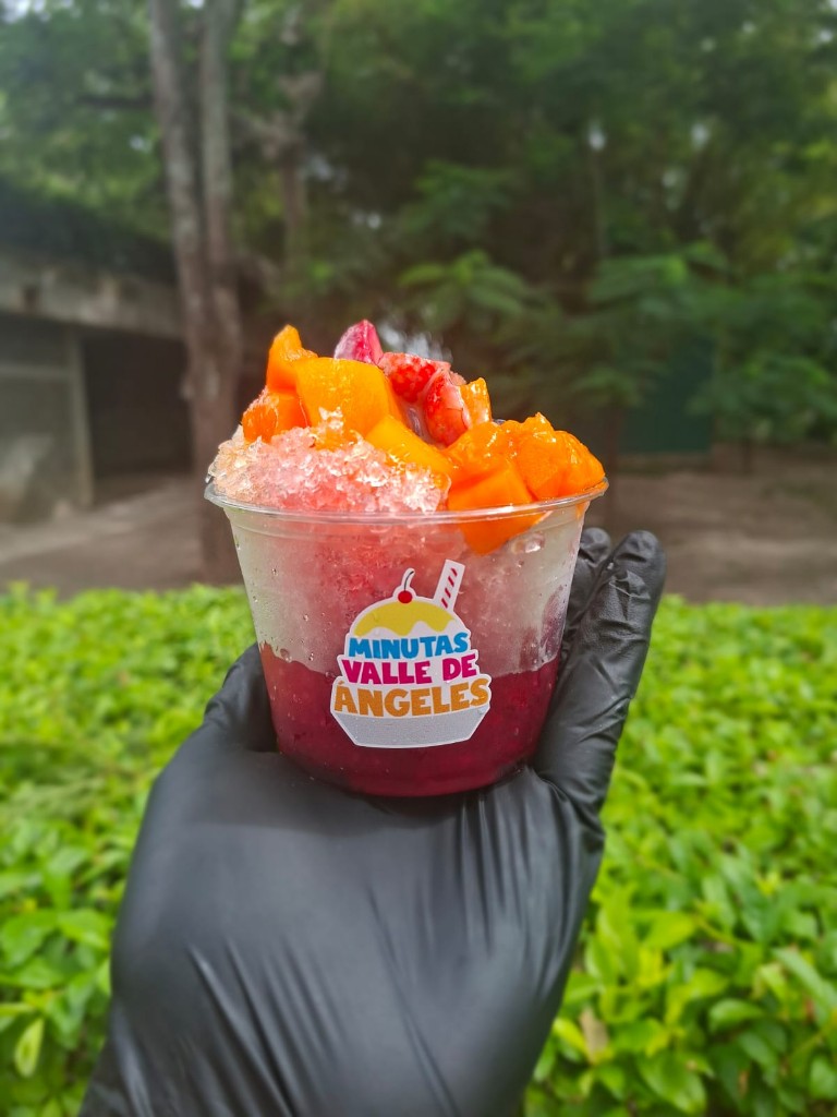Minuta con 2 frutas y leche condesada