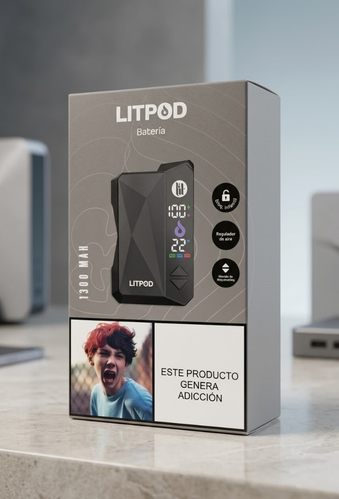 Bateria de vaper recargable de 15 mil puff