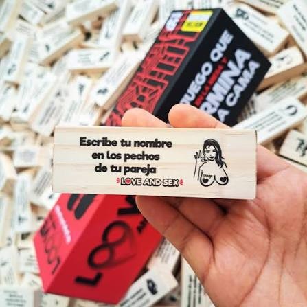 Juego jenga pareja