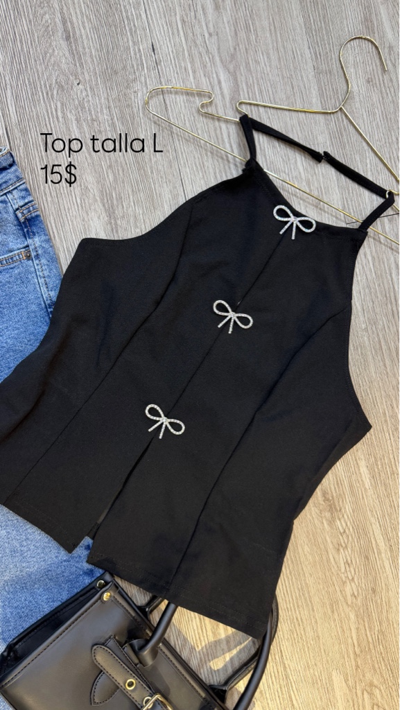 Blusa lasos espalda abierta