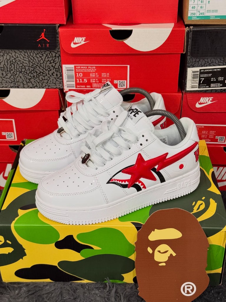 Bape shark blanco