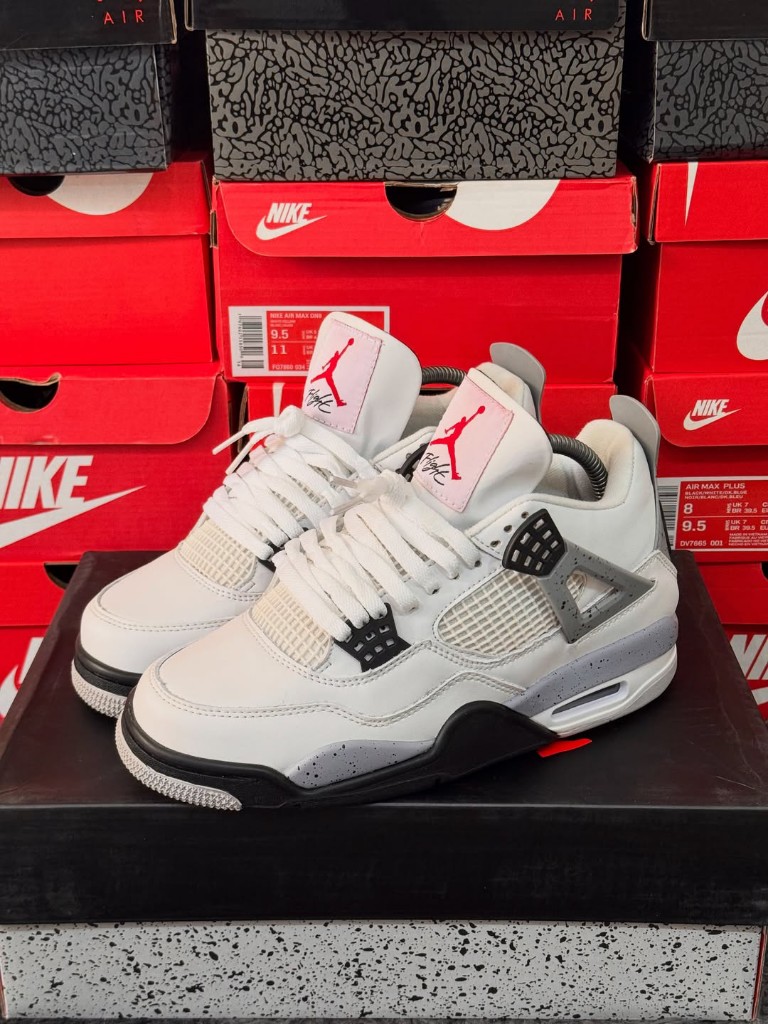 Jordan 4 White Cement