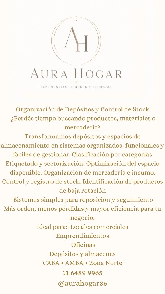 Organización de depósitos