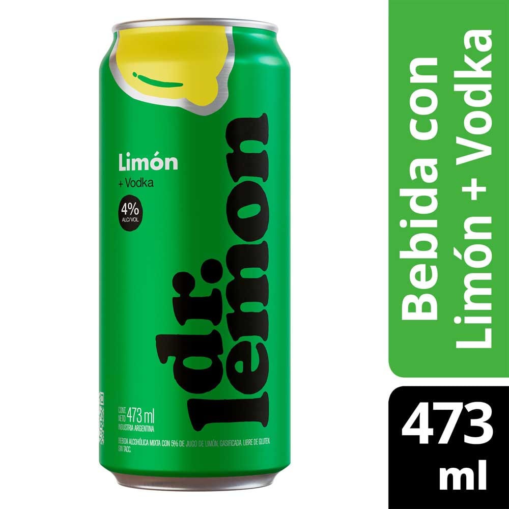Dr Lemon Limón con Vodka 473ml