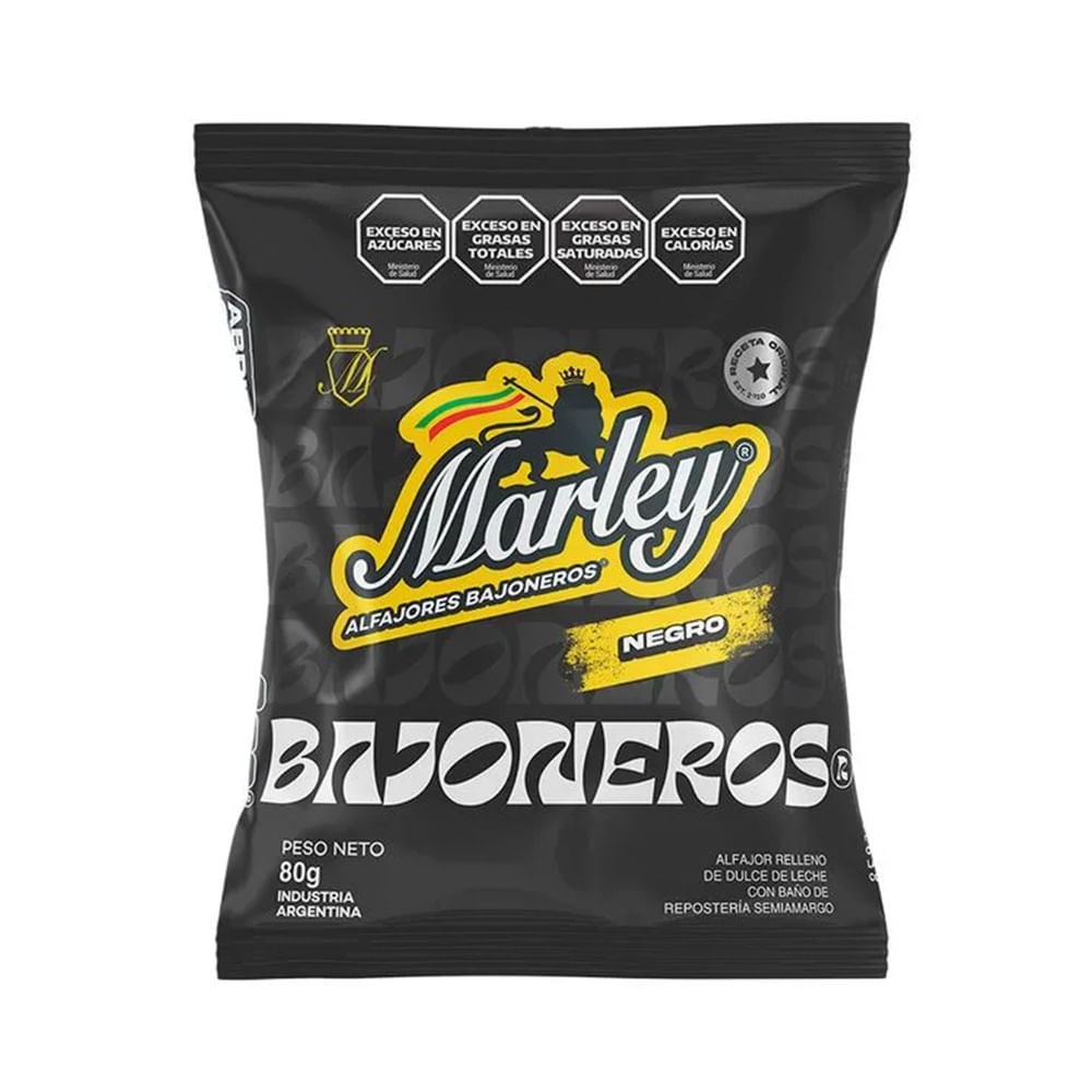 Marley Bajoneros negro x18und
