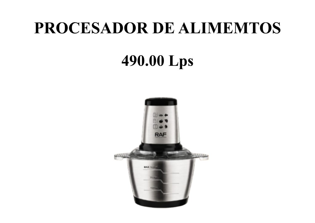 Procesador de alimento