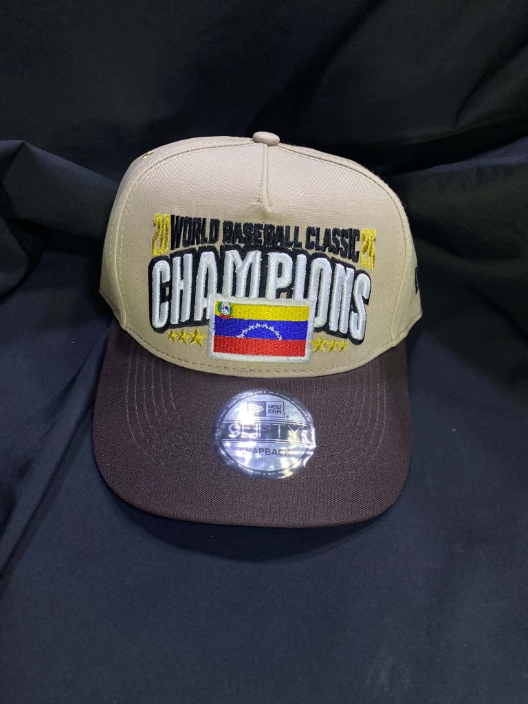 Gorra Venezuela campeones del clásico mundial de béisbol ⚾